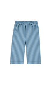PANTALÓN ELÁSTICO RAYAS AZULES