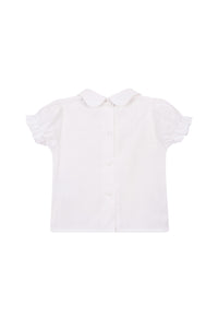 BLUSA BEBÉ BLANCA COSTURAS
