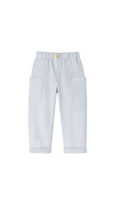 PANTALÓN CARGO RAYAS AZULES Y BLANCAS