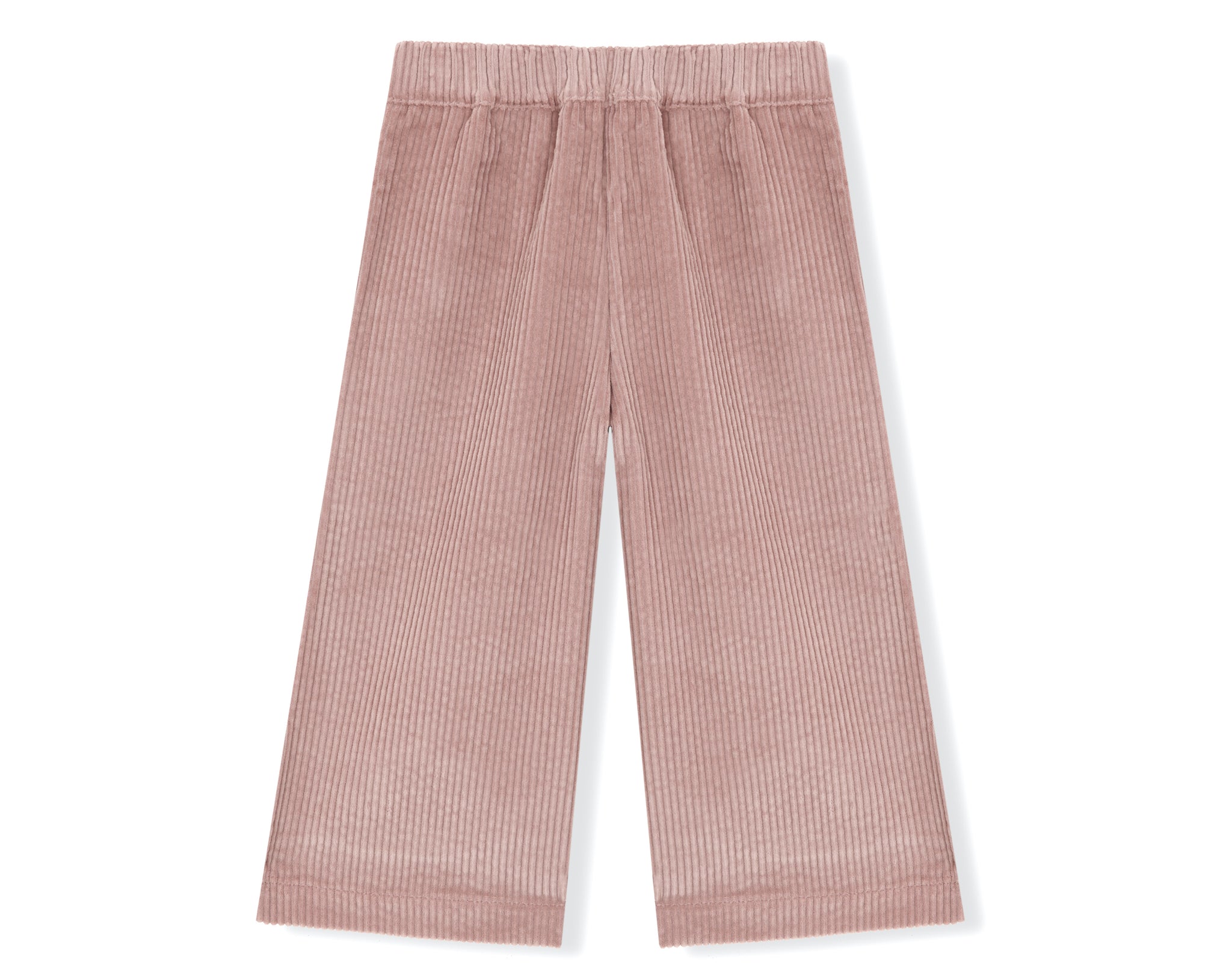 pantalón ancho pana gruesa rosa