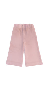 PANTALON ANCHO PANA GRUESA ROSA VIVO BURDEOS
