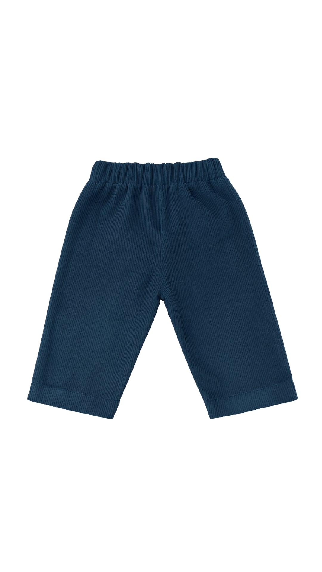 PANTALON RECTO PANA GRUESA AZUL