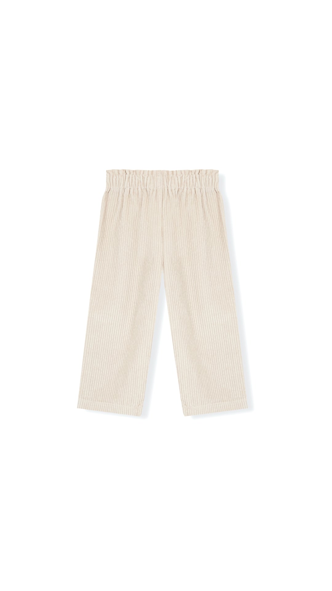 PANTALON PAPER  PANA GRUESA CREMA
