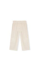 PANTALON PAPER  PANA GRUESA CREMA
