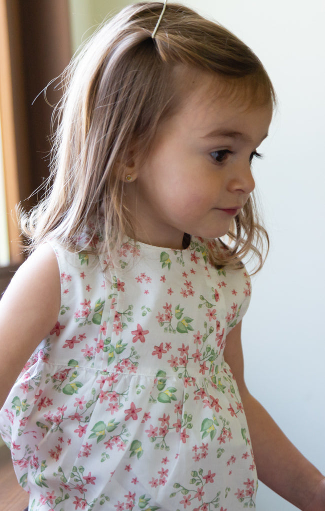 VESTIDO SIN MANGAS PLISADO LIBERTY